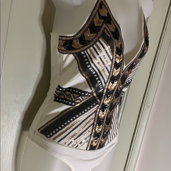 Express Sequined Body Suit - Picture 6 of 10